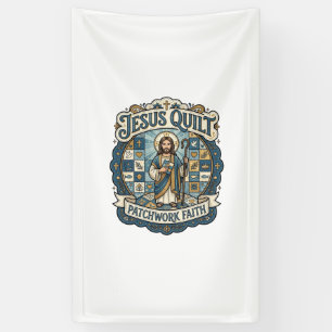 Jesus Quilt Patchwork Glaube Jesus Quilt Patchwork Banner