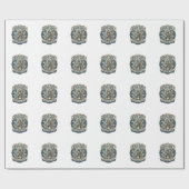 Jesus Quilt Patchwork Glaube Jesus Quilt Patchwork Geschenkpapier (Flach)