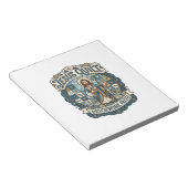 Jesus Quilt Patchwork Glaube Jesus Quilt Patchwork Notizblock (angewinkelt)