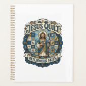 Jesus-Quilt-Patchwork-Glaube Jesus-Quilt-Patchwork Planer (Vorderseite)
