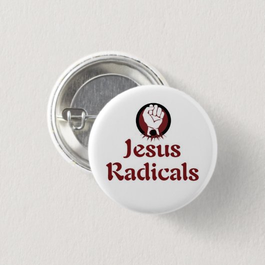 Jesus-Radikale Button (Vorne & Hinten)