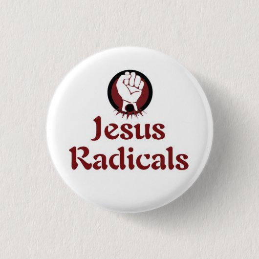 Jesus-Radikale Button (Vorderseite)