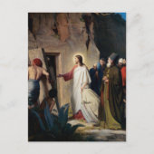Jesus Raising Lazarus von Carl Bloch Postcard Postkarte (Vorderseite)