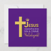 JESUS RANSOMED ME Osterkarte (Vorderseite)