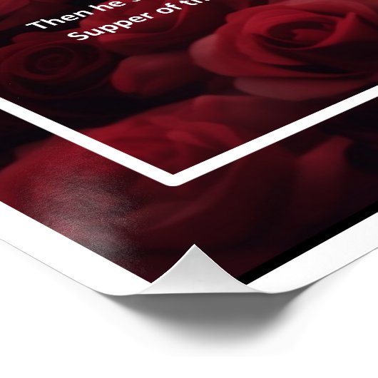 Jesus - Rapstabelle Poster (Ecke)