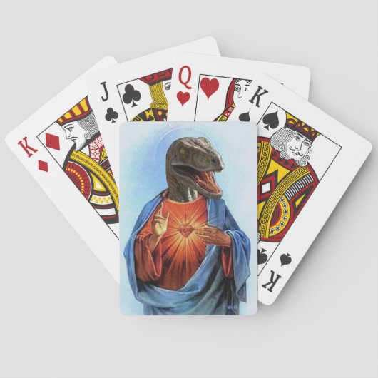 Jesus Raptor Cards Spielkarten (Rückseite)
