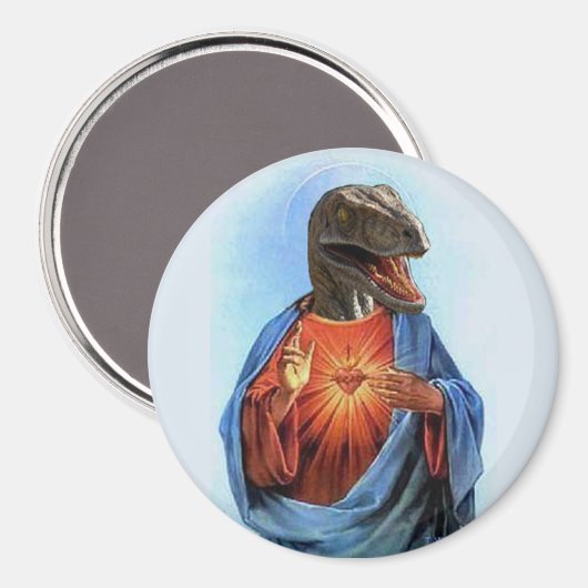 Jesus Raptor Magnet (Vorderseite/Rückseite)