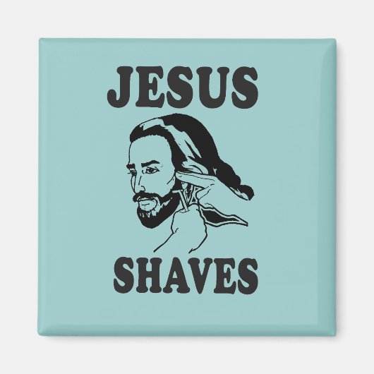 JESUS RASIEREN MAGNET (Vorne)
