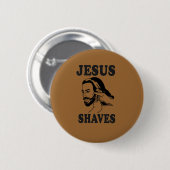 JESUS RASIERTE SICH BUTTON (Vorne & Hinten)