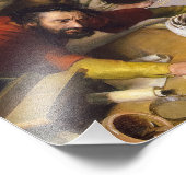 Jesus rätselt den Tempel von Carl Bloch Fotodruck (Ecke)