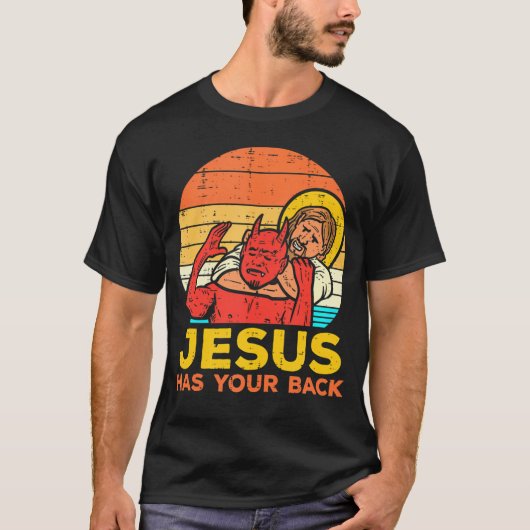 Jesus Rave Dj Rave Techno Edm Party Ristorante del T-Shirt (Vorderseite)