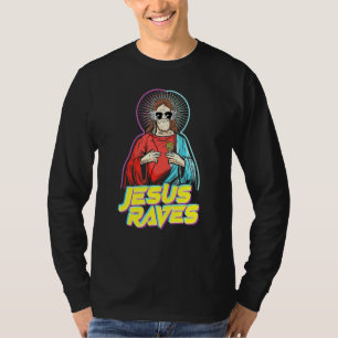 Jesus Rave Edm Music Festival Workout Tanz Club T-Shirt