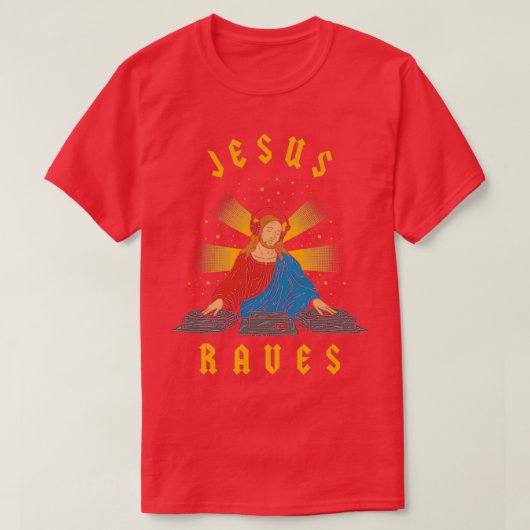 Jesus Rave T-Shirt (Design vorne)
