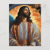 *~* Jesus Ready Heal Earth Universe AP50 Cosmic Postkarte (Vorderseite)