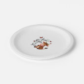 Jesus Reason for The Season Cow Christmas Christia Pappteller (Schrägansicht)