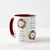 JESUS REASON SAASON | Feierlicher Tod | CHRISTMAS Tasse (Vorderseite Links)