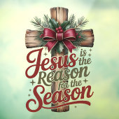 Jesus Reason Saison Fensteraufkleber (Blatt 3)