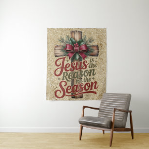 Jesus Reason Saison Teppich Wandteppich