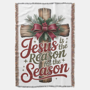 Jesus Reason Season Wurfdecke Decke