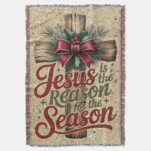 Jesus Reason Season Wurfdecke Decke