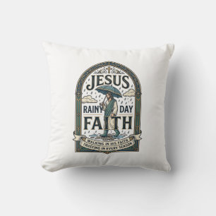 Jesus Regentag Glaube Jesus Regentag Christlicher  Kissen