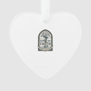 Jesus Regentag Glaube Jesus Regentag Christlicher  Ornament