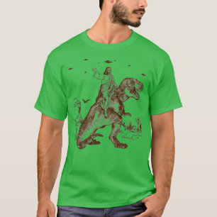 Jesus reitet ein Dinosaurier perfektes Geschenk T-Shirt