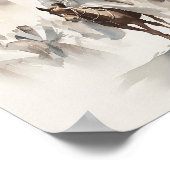 Jesus reitet in Jerusalem Wasserfarben Kunst druck Poster (Ecke)