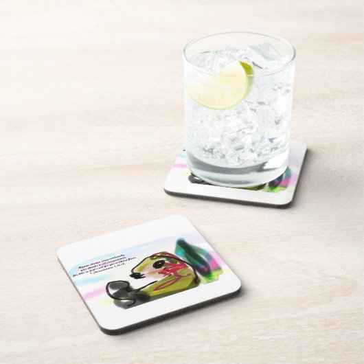 jesus rejoy getränkeuntersetzer (Rechte Seite)