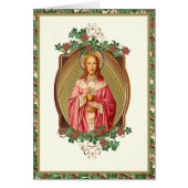 Jesus Religious Christlich Bloral Vintag (Vorne)