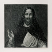 Jesus Religious Monochrome Puzzle (Vertikal)