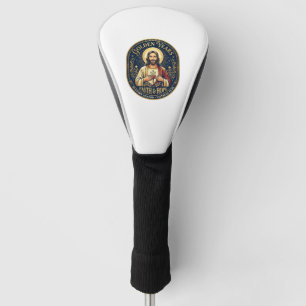 Jesus-Rentner Vintage-Shirt Christlich Golf Headcover