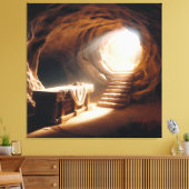 Jesus Resurrecrecrection Version 1 Canvas Print Pi Leinwanddruck (Insitu (Wohnzimmer))