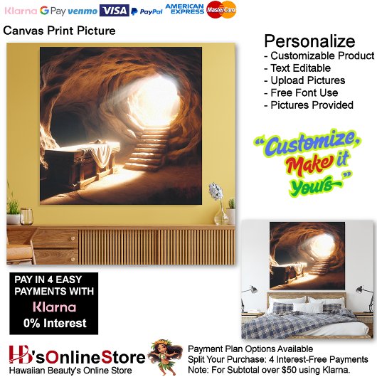 Jesus Resurrecrecrection Version 1 Canvas Print Pi Leinwanddruck