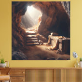 Jesus Resurrecrecrection Version 2 Canvas Print Pi Leinwanddruck (Insitu (Wohnzimmer))