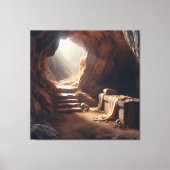 Jesus Resurrecrecrection Version 2 Canvas Print Pi Leinwanddruck (Vorderseite)