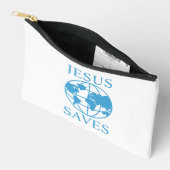 Jesus Rette 90er Jahre Grafik Zubehörtasche (Offen)