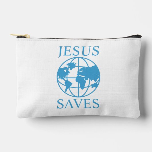 Jesus Rette 90er Jahre Grafik Zubehörtasche (Vorderseite)