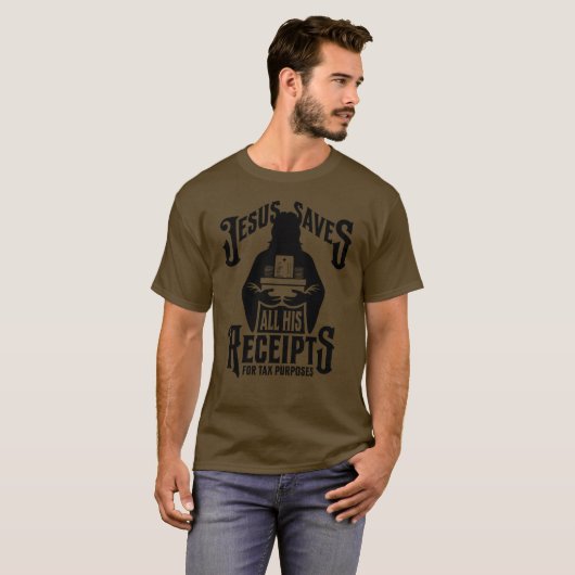Jesus Rette... all seine Einnahmesteuer (Farbe änd T-Shirt (Vorne ganz)