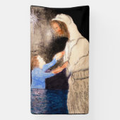 Jesus rette banner (Vertikal)