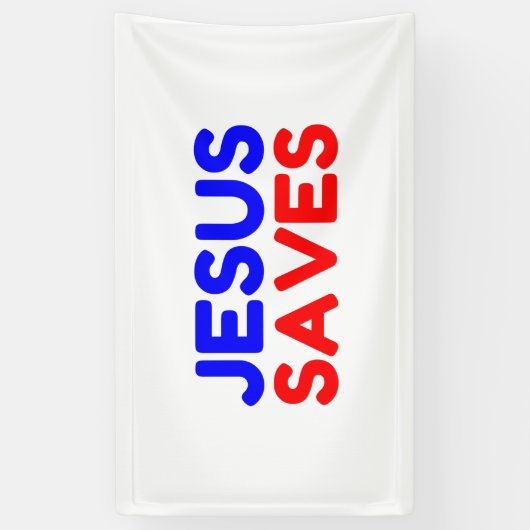 JESUS RETTE BANNER (Vertikal)