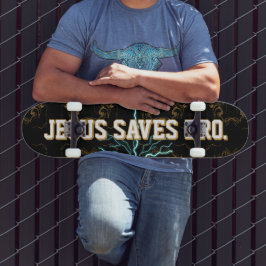Jesus Rette Bro. Abstraktes Red Blood Skateboard