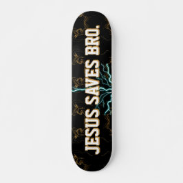 Jesus Rette Bro. Abstraktes Red Blood Skateboard