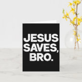 Jesus Rette Bro Christlich Karte (Gelbe Blume)
