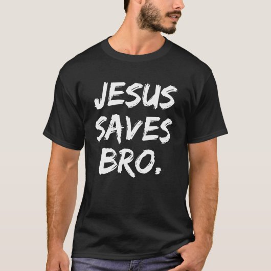 Jesus Rette Bro Christlich Pullover Hoodie (Vorderseite)