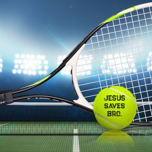 Jesus Rette Bro. Christlich Tennisbälle