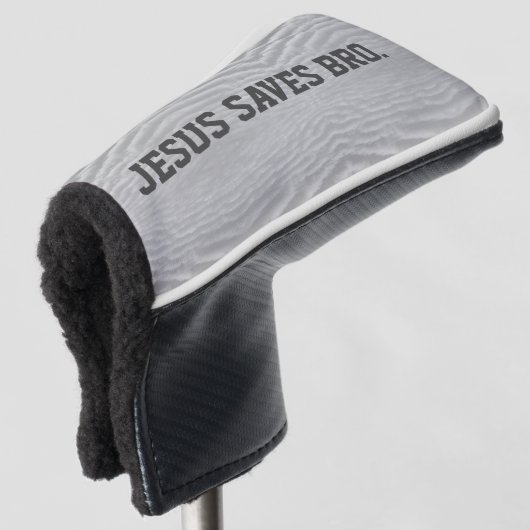 Jesus Rette Bro. Golf Headcover (3/4 Vorderseite)