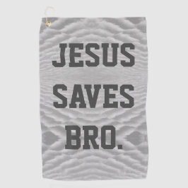 Jesus Rette Bro. Golfhandtuch