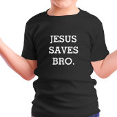 Jesus Rette Bro. Schwarz T-Shirt