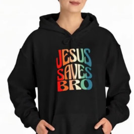 JESUS RETTE BRO VINTAG HOODIE